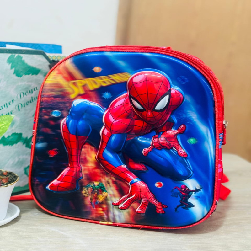 Spiderman 3D Junior School Bag